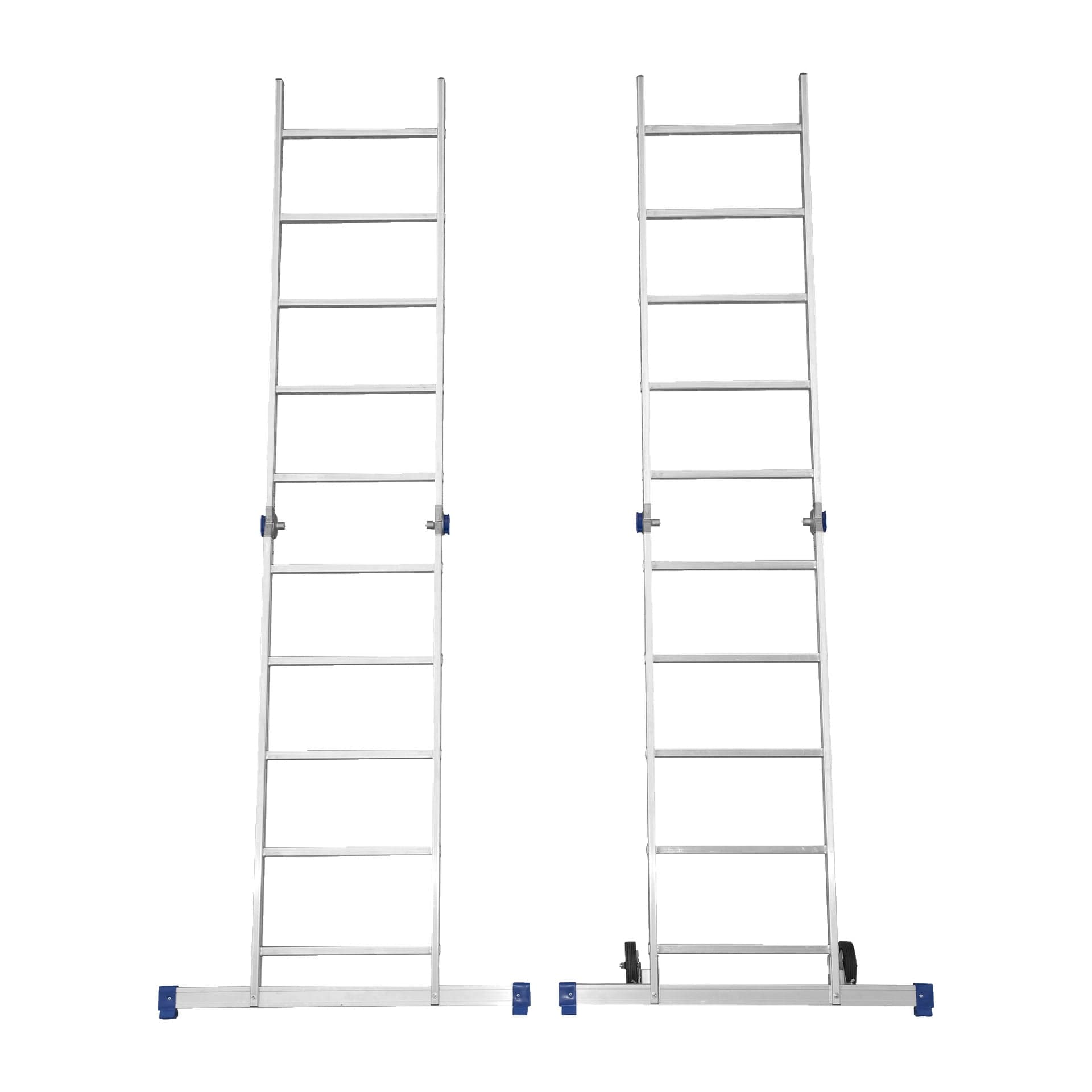 Aluminiumsstillas oppmontert